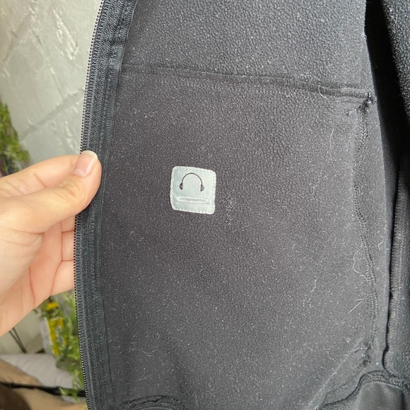 Vintage Black Nike Sportswear Zip Up Hoodie Sz M - Picture 5 of 6